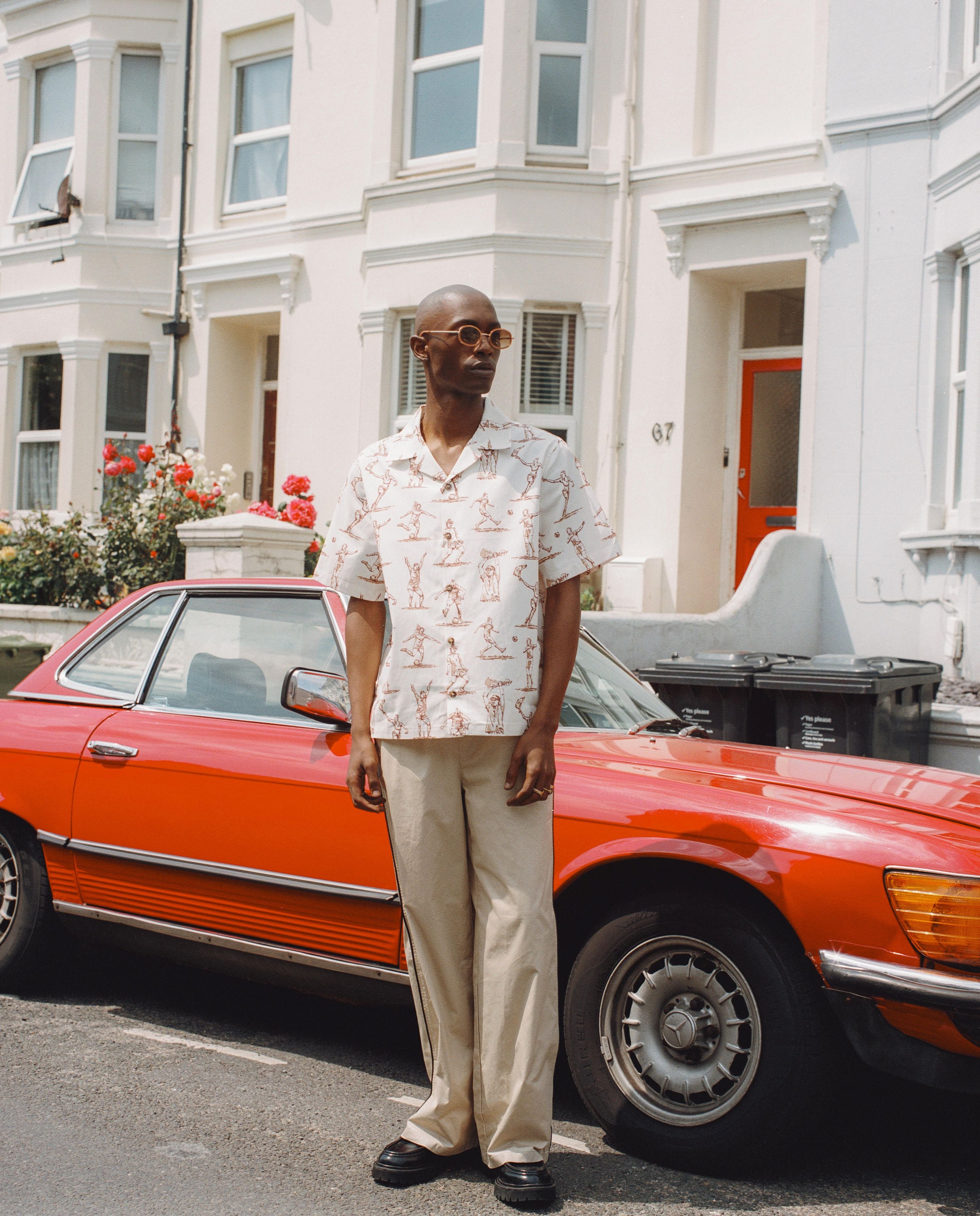 AOF x Lioness | Button Down Shirt | Printed | Shop | Art of Football