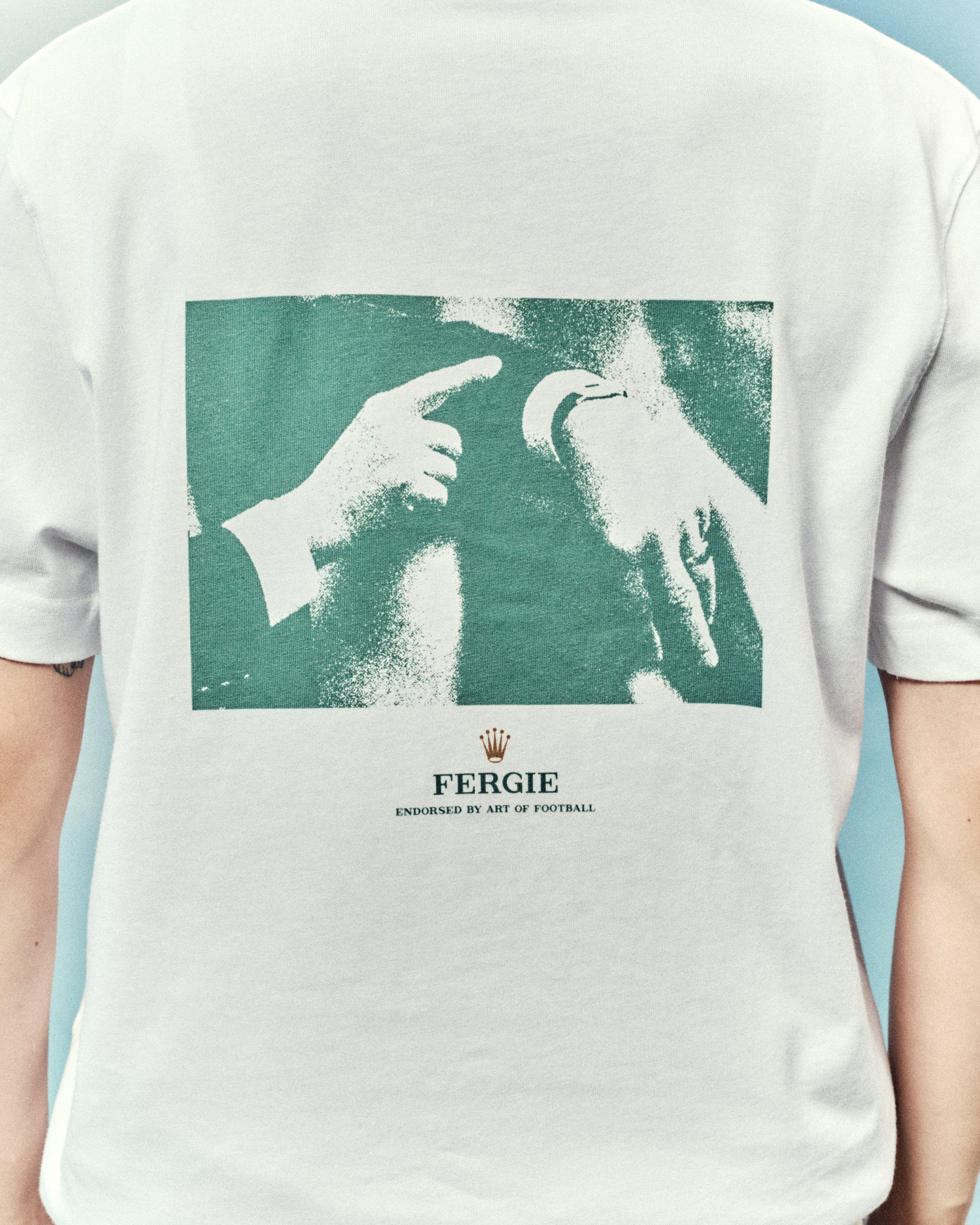 AOF Fergie Time Tee | White Graphic T-shirt | Art of Football