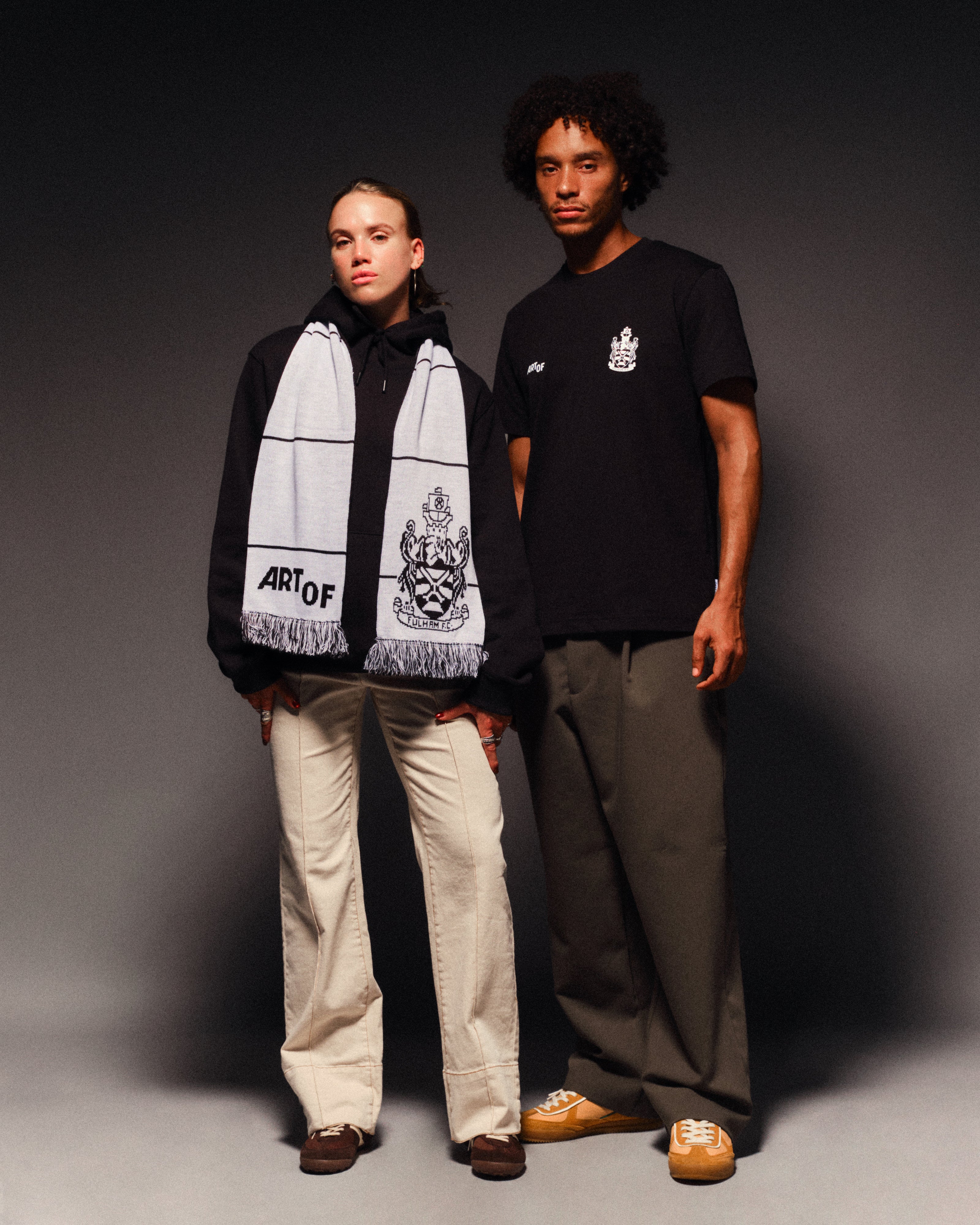 ART OF x Fulham Heritage Scarf | FFC Knitted Football Accessories
