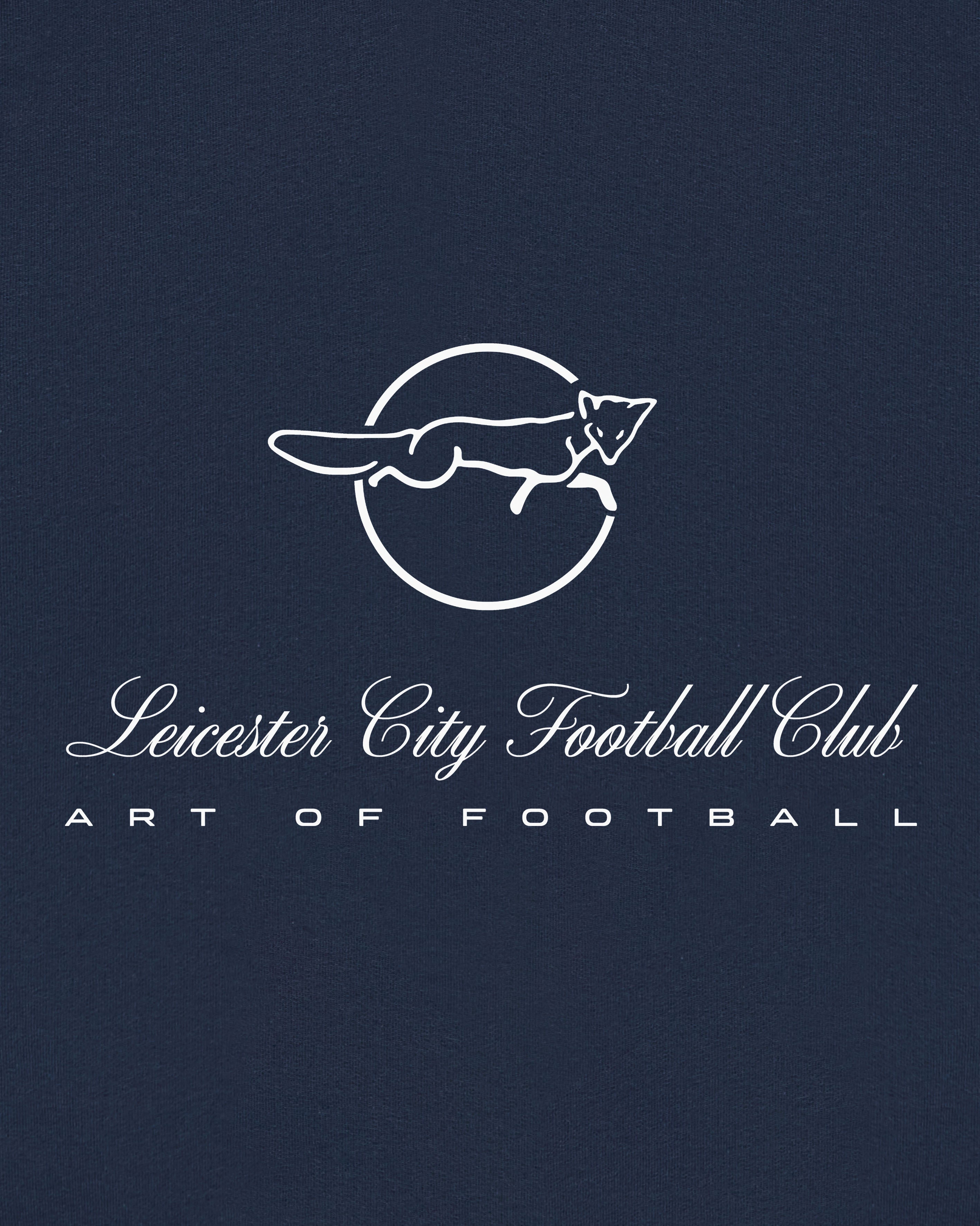 ART OF x Leicester Heritage Hoodie | Navy Printed Football Sweat