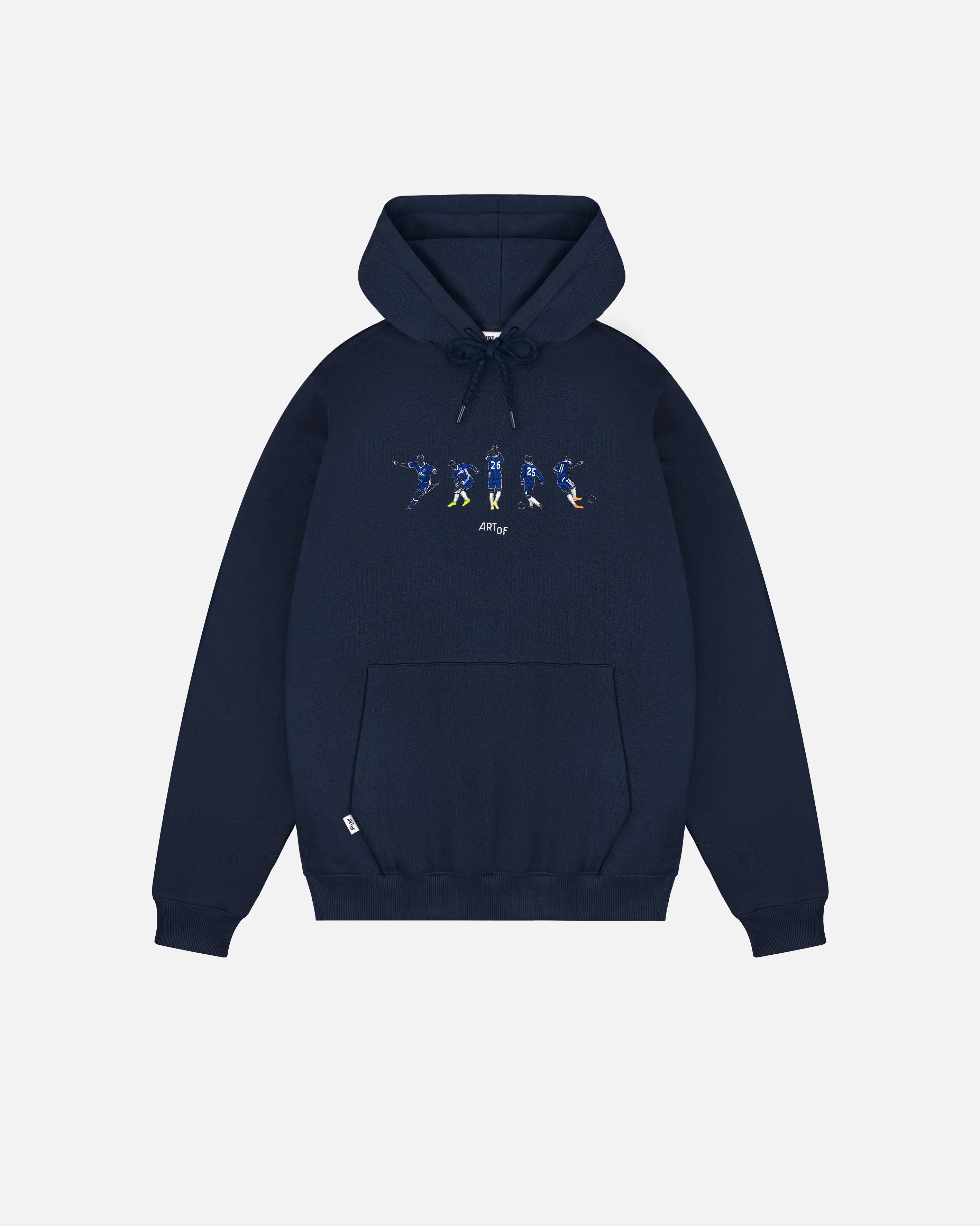 ART OF Football x CFC Pensioners Embroidered Icons Navy Hoodie | AOF