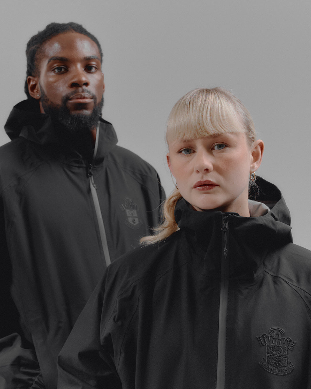 AOF Southampton Shell Jacket | Black Coat | Art of Football