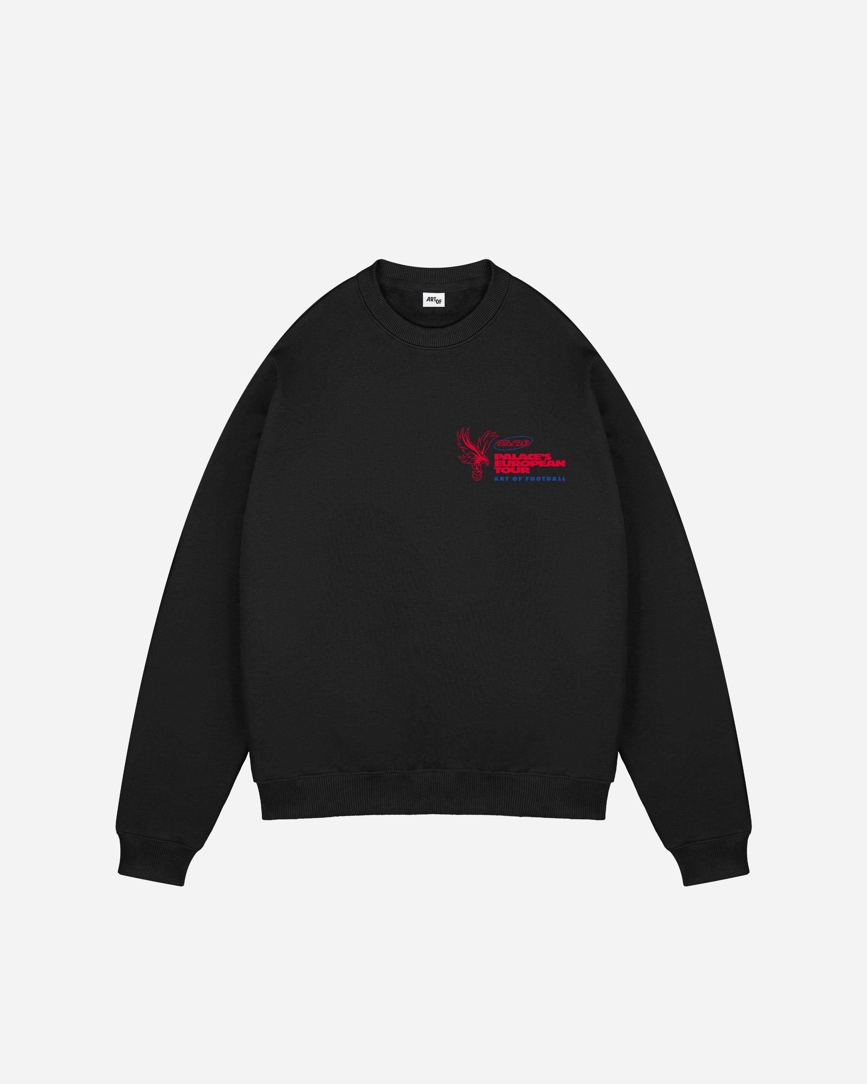 ART OF x Crystal Palace London To Leipzig Sweat | Black Football Top