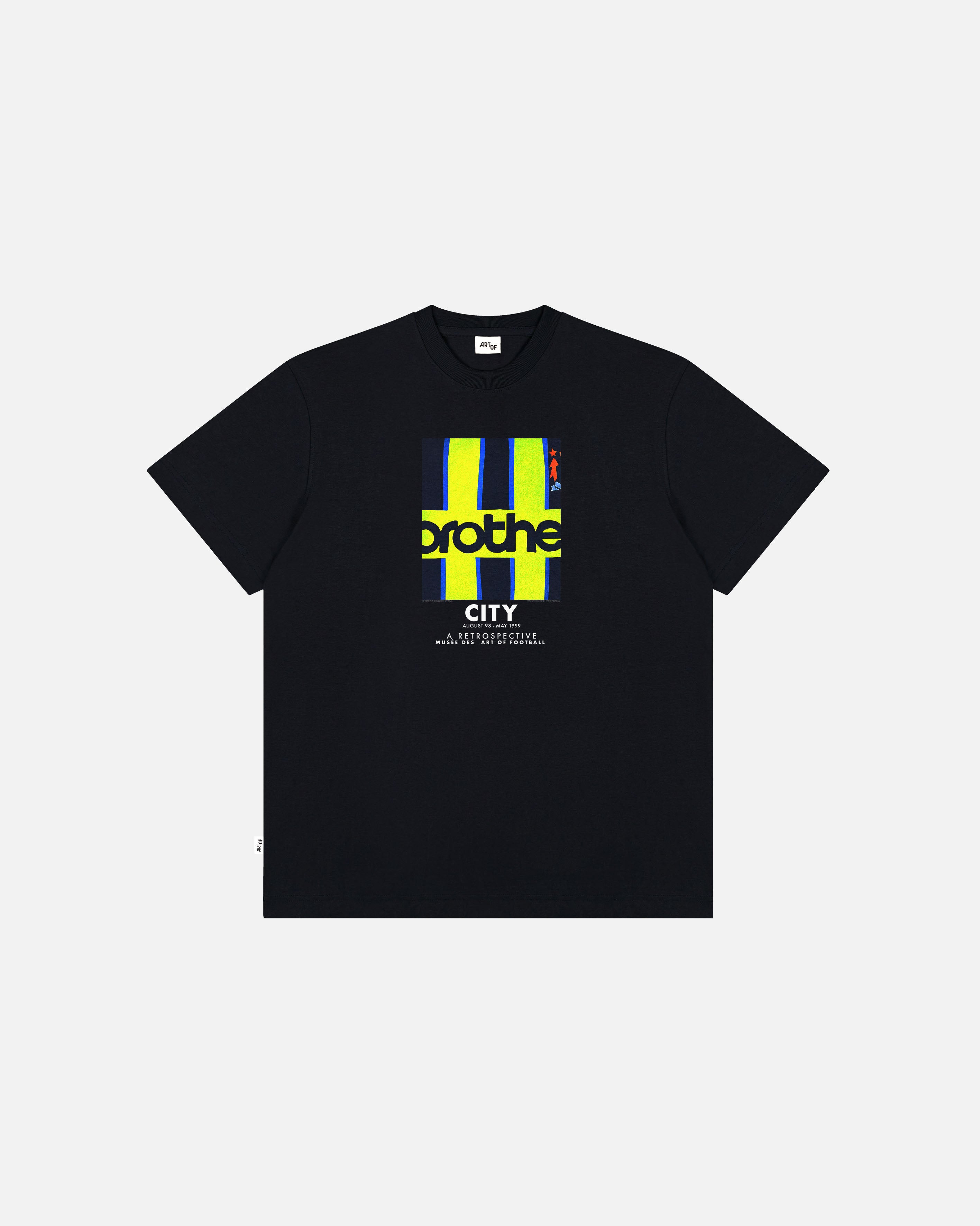 ART OF City 98-99 Tee | Black Graphic Football T-shirt