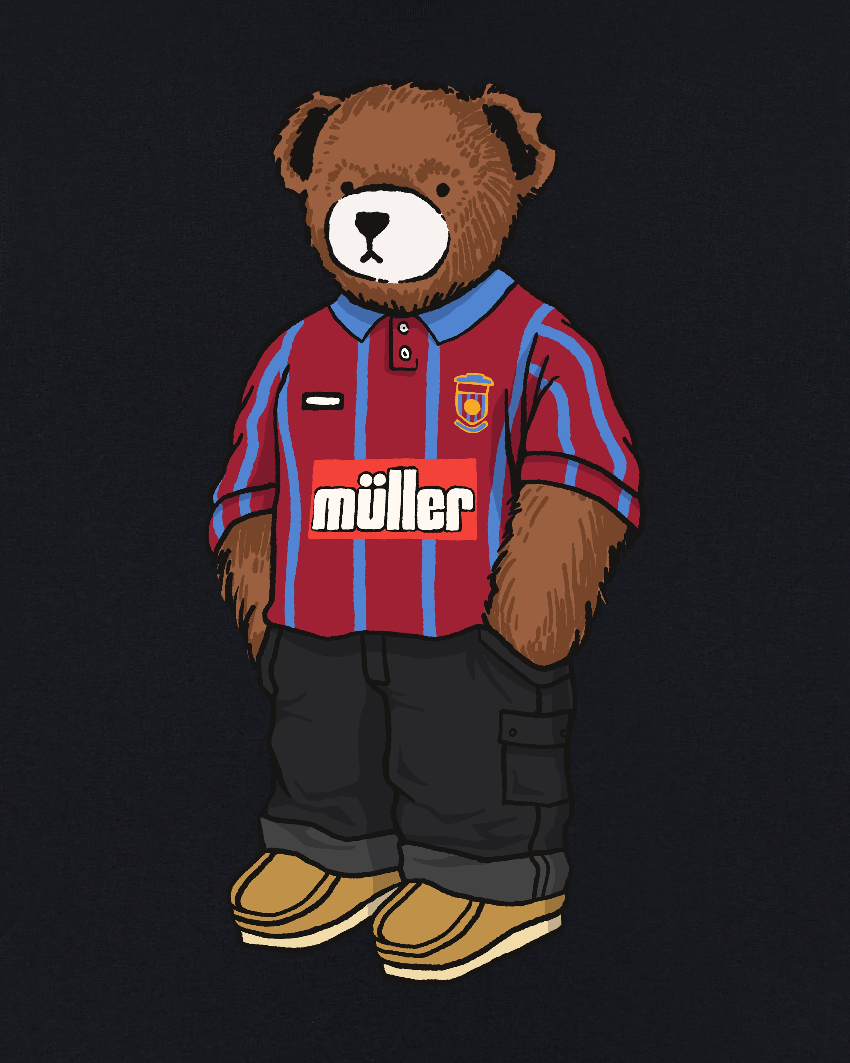 AOF x AVFC Home Pickles Tee | Black Graphic T-shirt | Art of Football