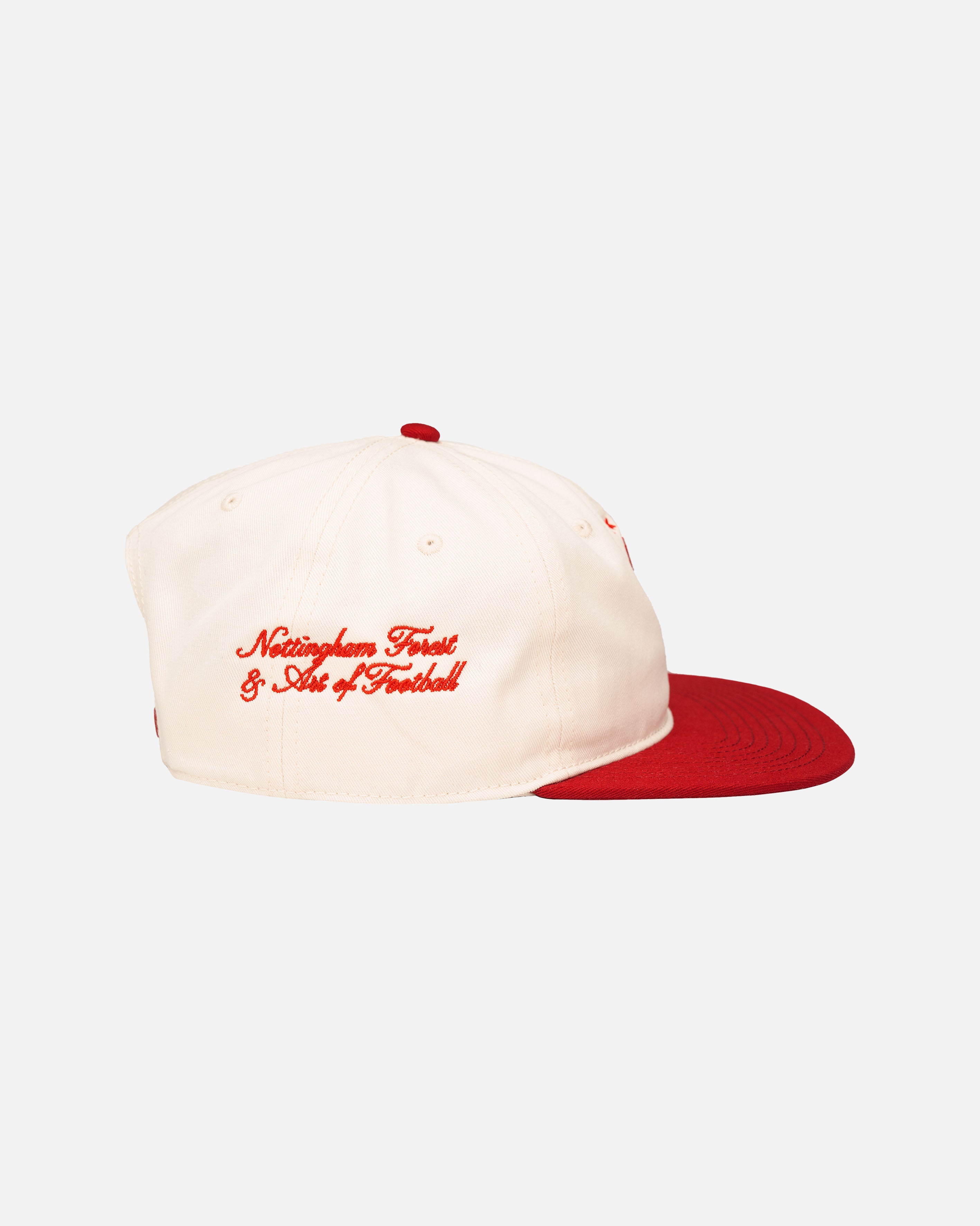 AOF x Forest Two Tone Cap | White & Red | AOF
