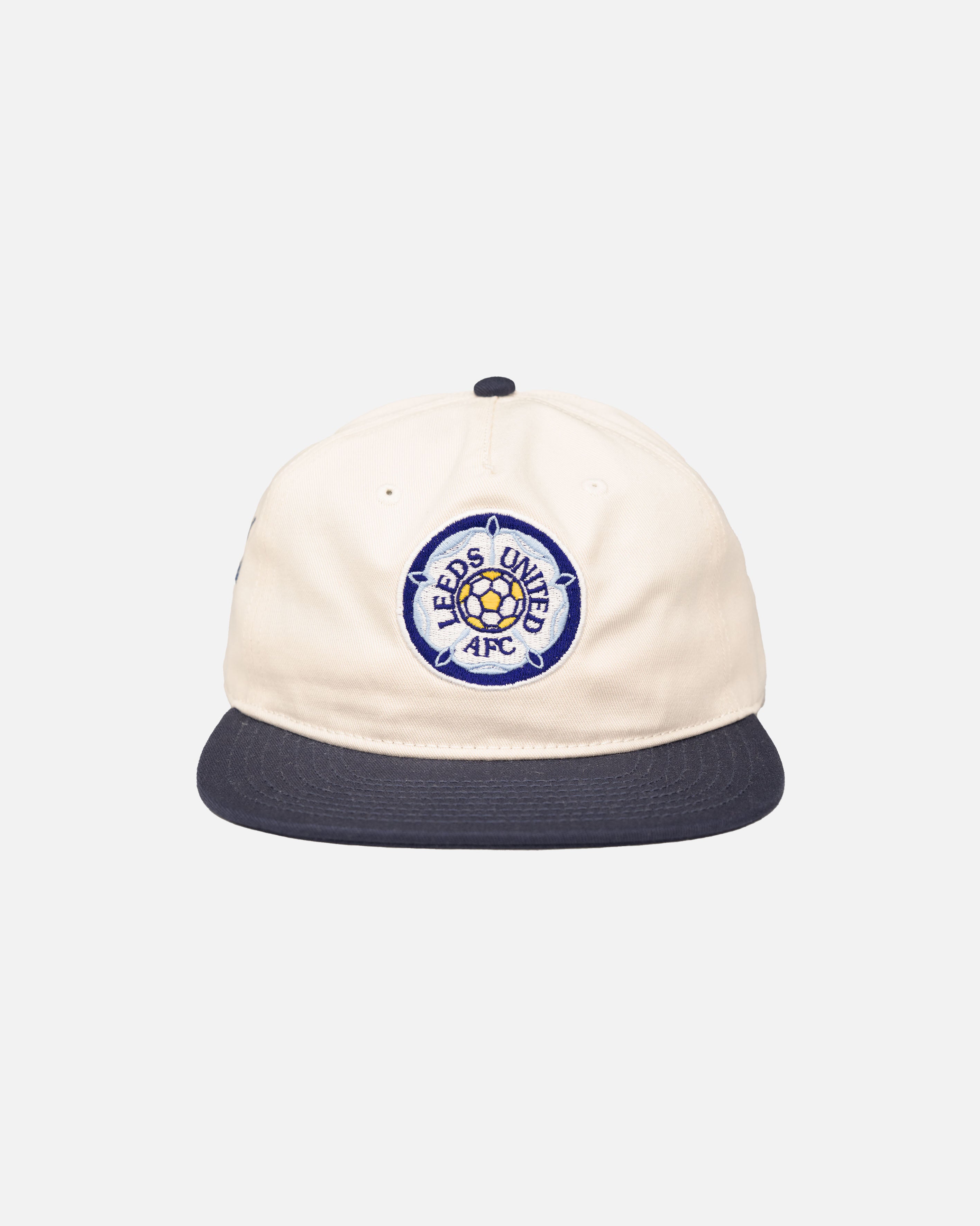 AOF x Leeds Two Tone Cap | White & Navy | AOF