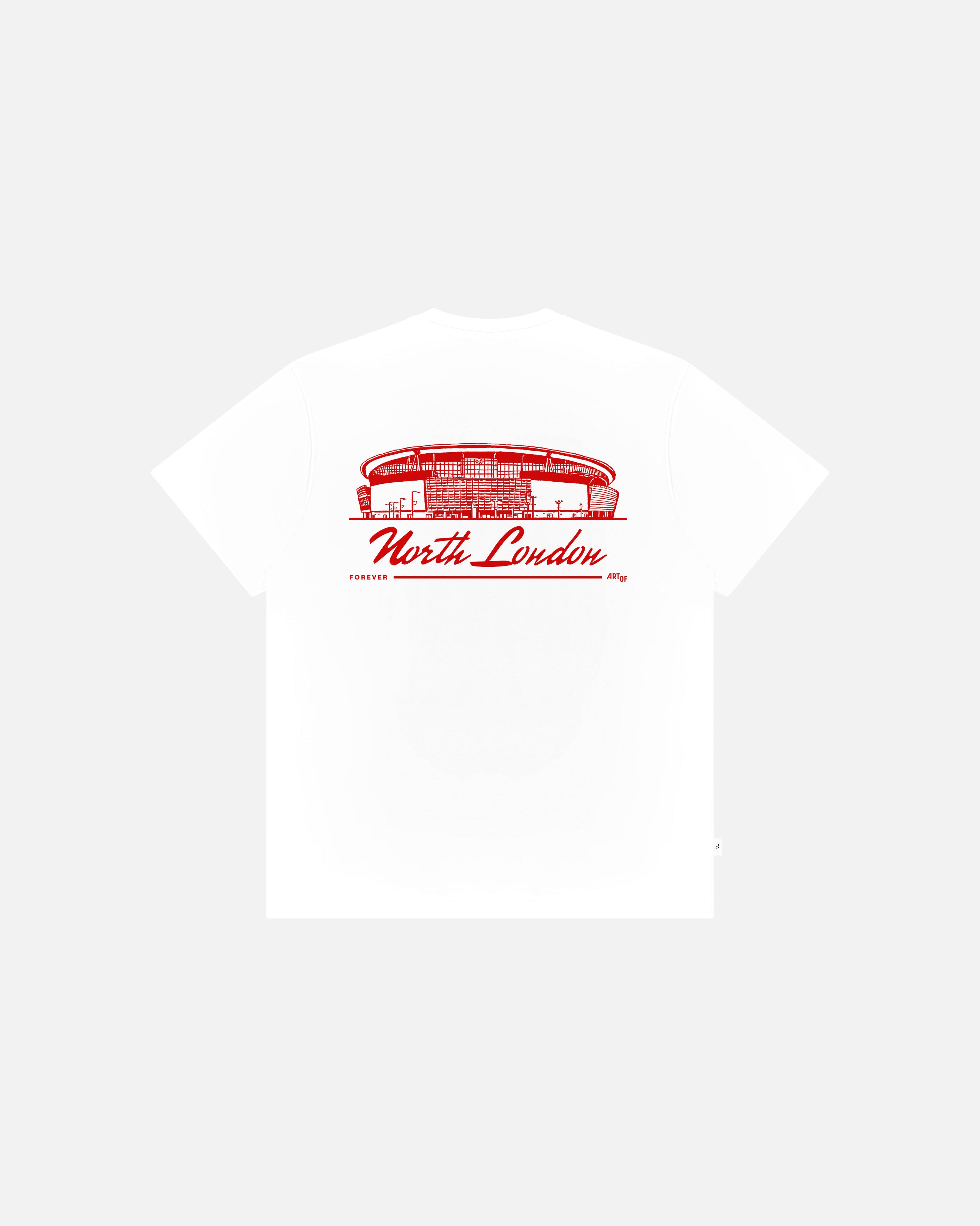 ART OF North London Forever Tee | White Graphic Football T-shirt