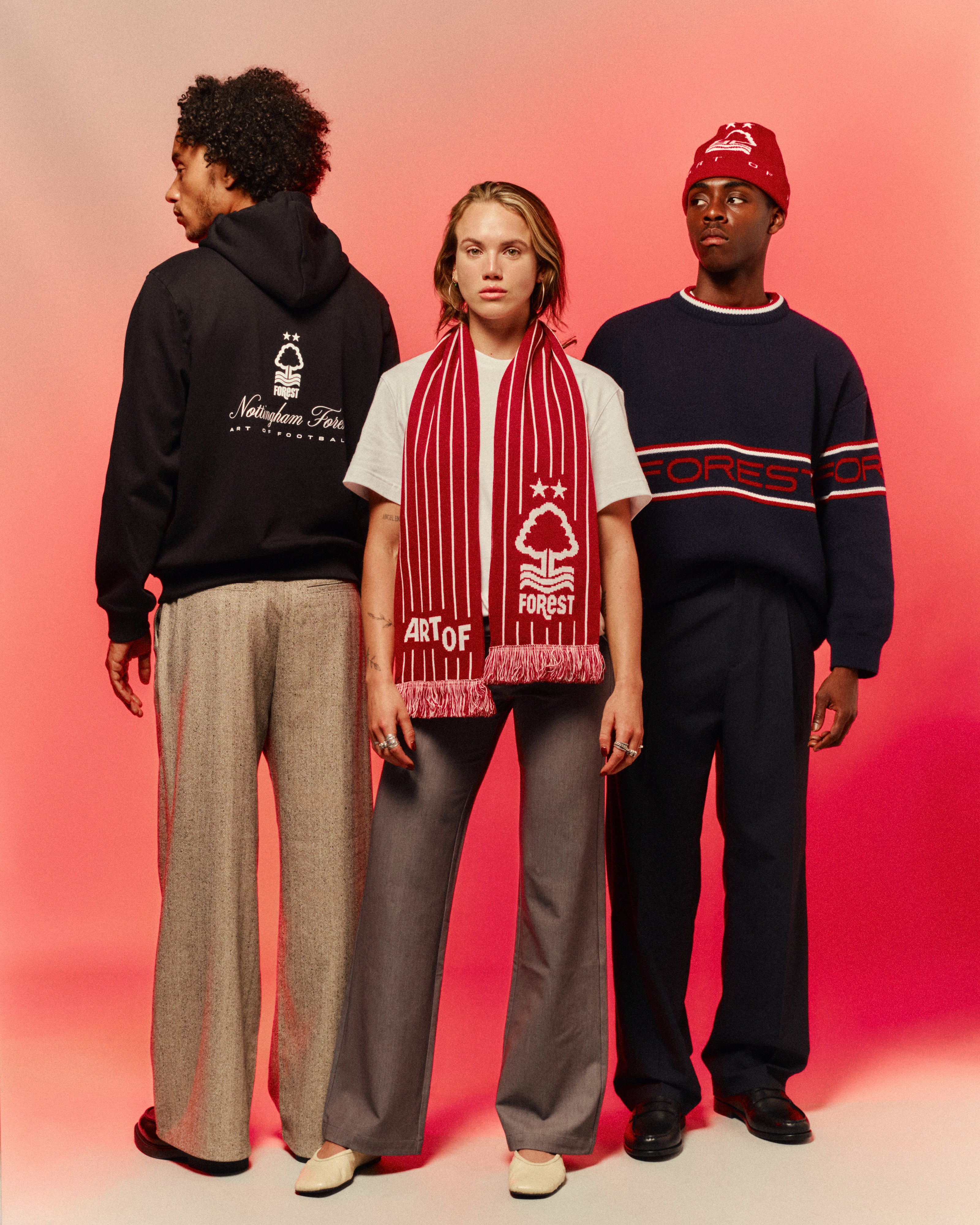 ART OF x Forest Heritage Scarf | Knitted Football Accessories