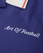 ART OF The Samurai Blue Button Down Shirt | Football Top