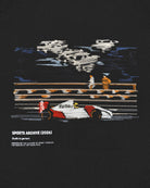 ART OF Monaco King | Black Hoodie | Embroidered & Screen Print Sweat