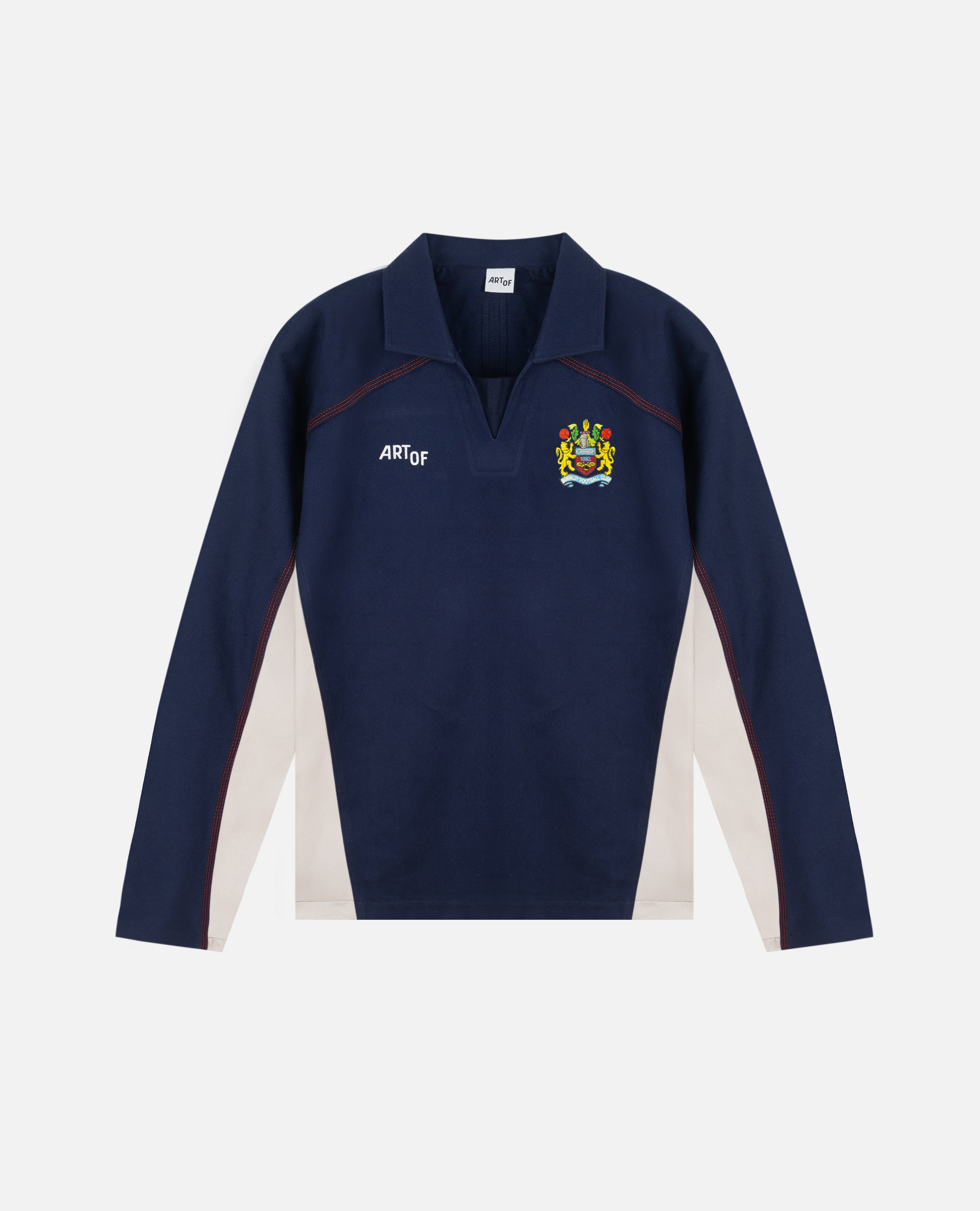 ART OF x Burnley Drill Top | Long Sleeved Embroidered Football Merch
