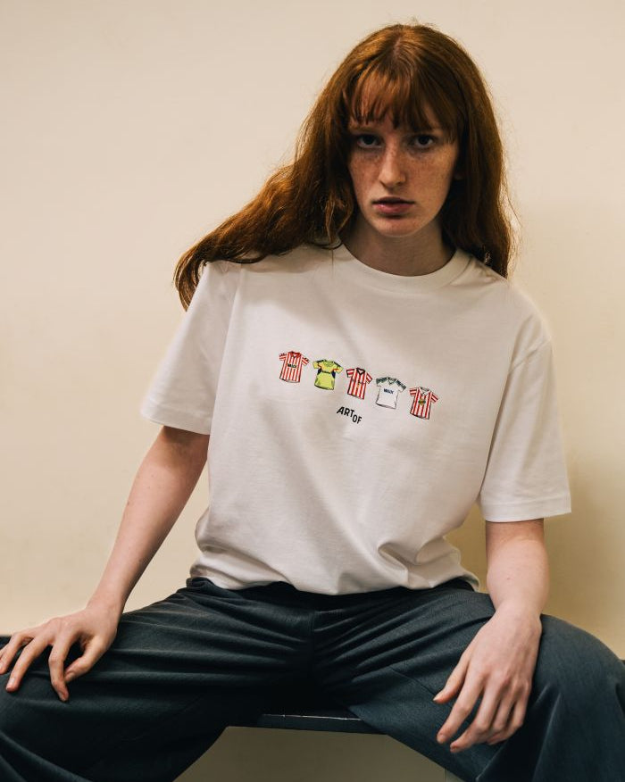 ART OF x Sunderland Printed Classics Tee | White Football T-shirt