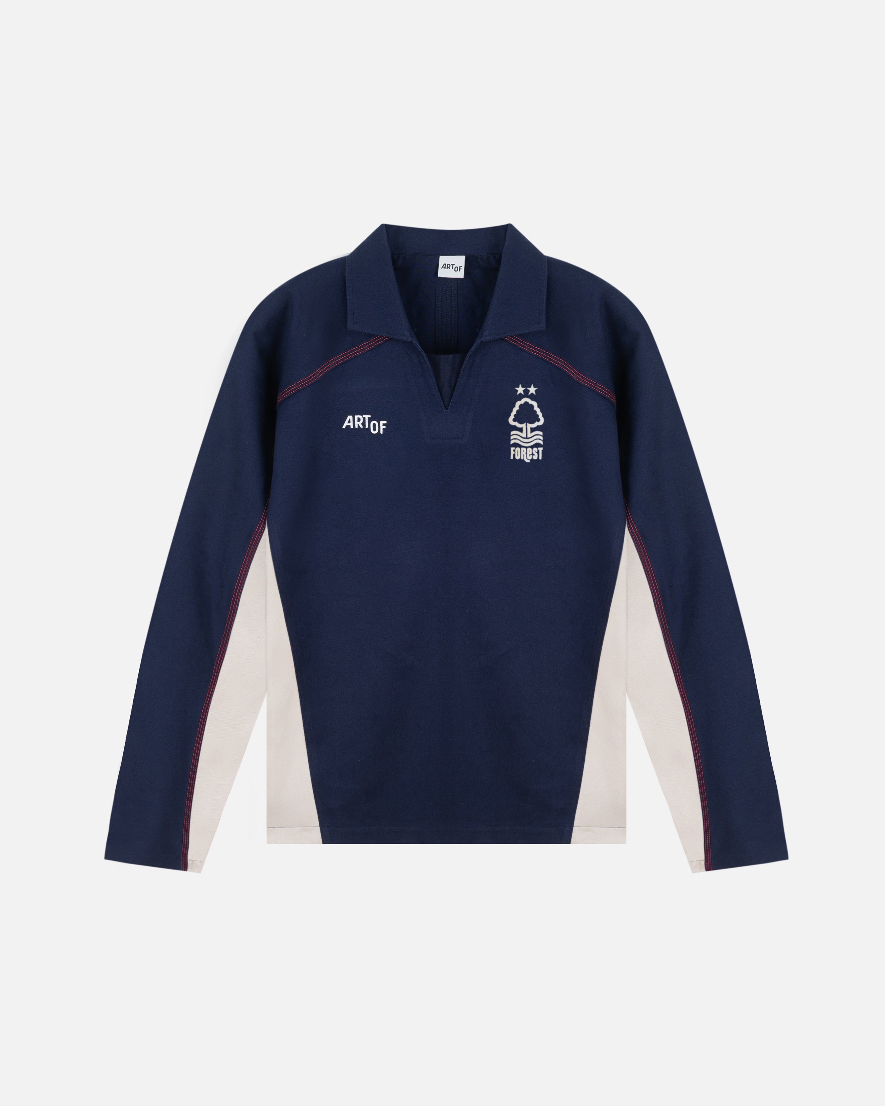 ART OF x Forest Drill Top | Long Sleeved Embroidered Football Merch