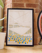 ART OF x Leeds United 12th Man Framed Football Print | LUFC Wall Art