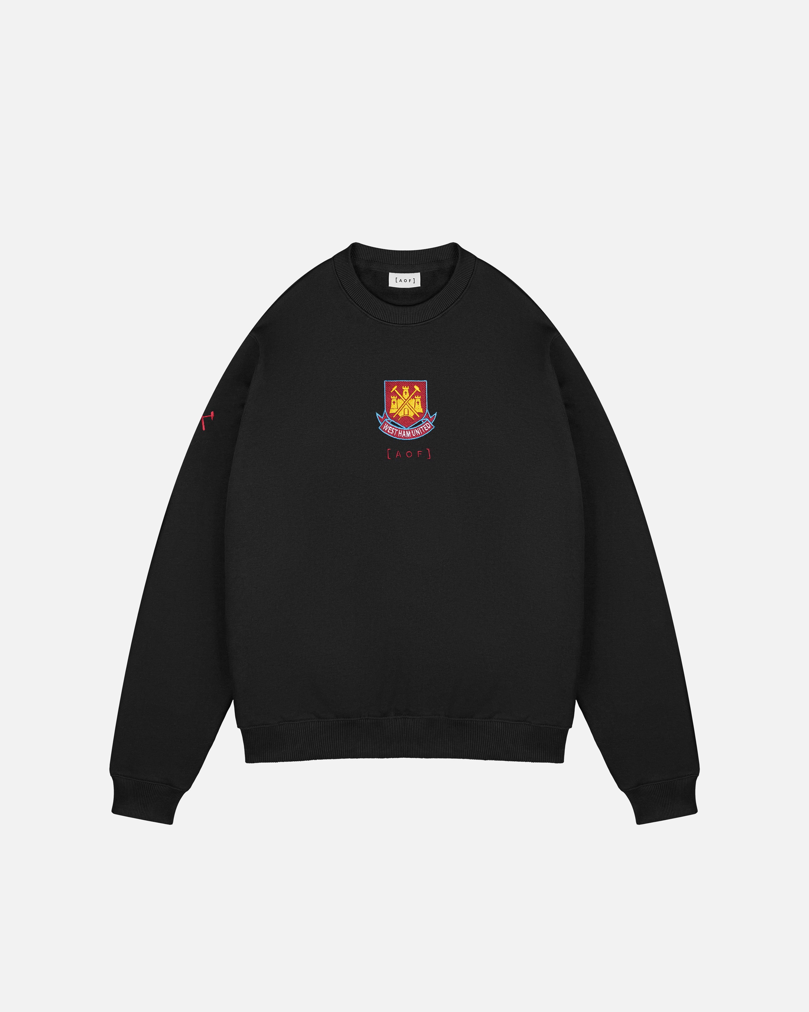 1999 Crest Black Sweatshirt - West Ham x AOF