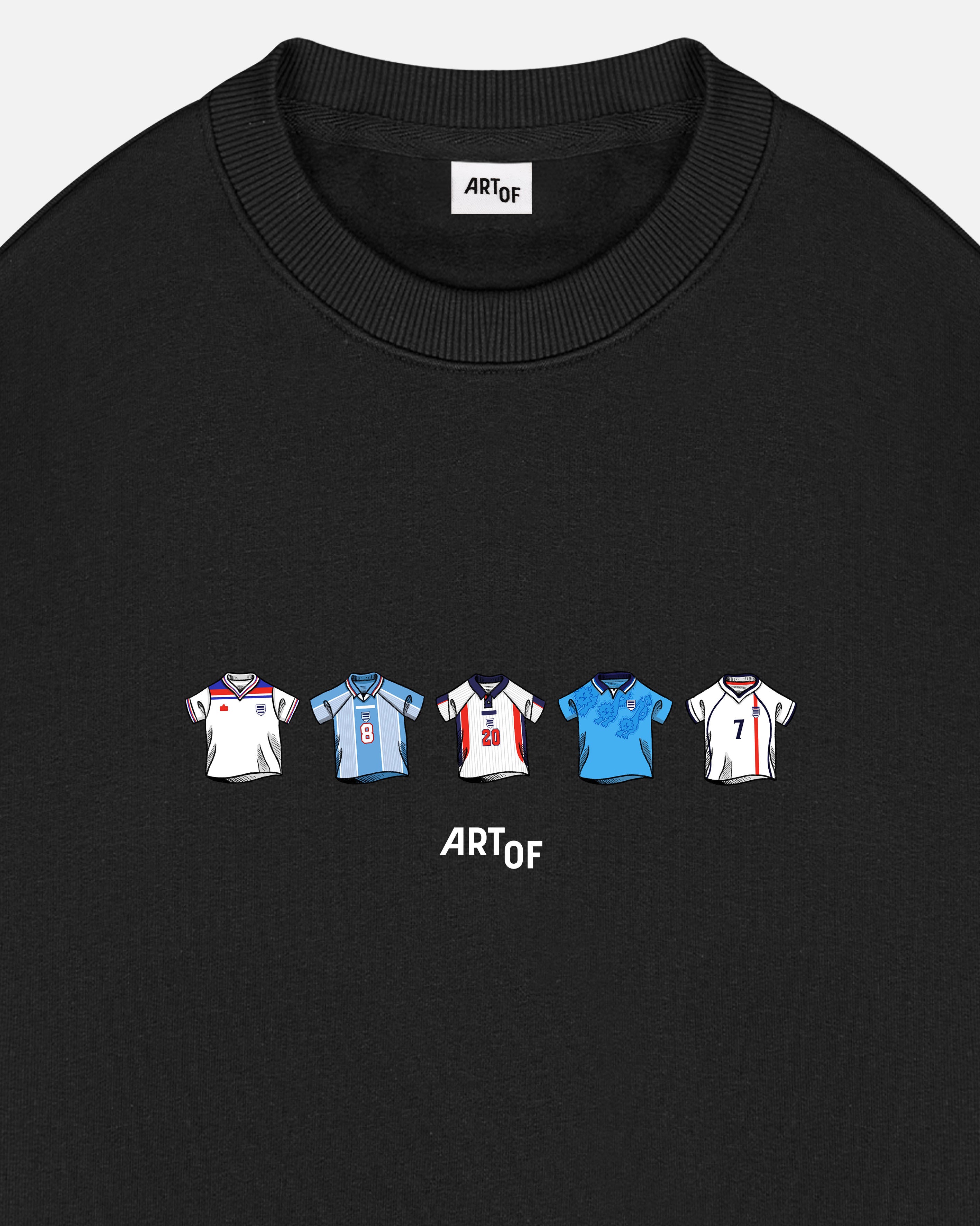 ART OF God Save The Classics Sweat | England Printed Football Top
