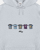 ART OF Football Toon Grey Embroidered Classics Hoodie | AOF NUFC