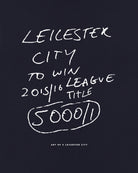 ART OF x Leicester 5000:1 Tee | LCFC Navy Graphic Football T-shirt